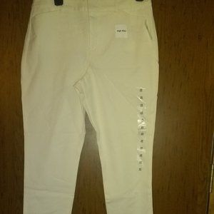 Old Navy Pixie high rise White pants